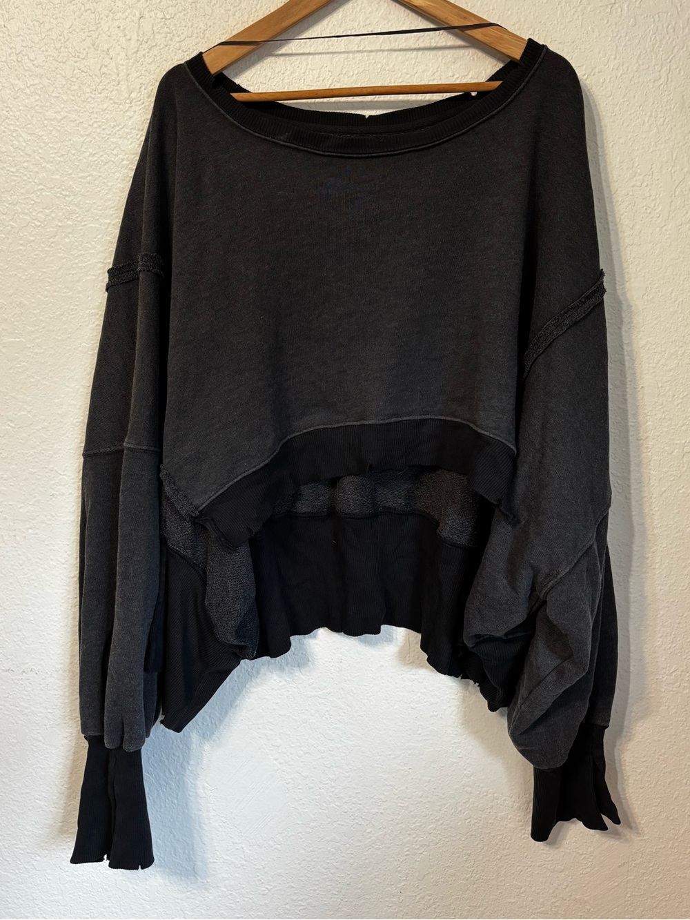 Free People We The Free Camden Cropped Sweatshirt XL